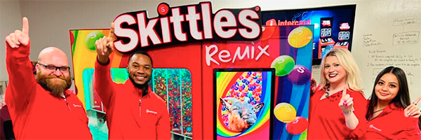Intercard partners with Incredivend’s Skittles Remix digital kiosk
