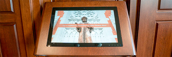 Cathedral of St. Thomas Morel home to interactive information kiosk