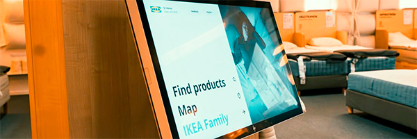 Ikea kiosk helps customers find perfect mattress