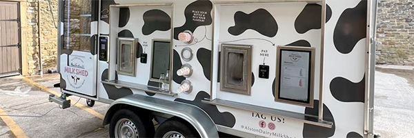 James Hall & Co introduces 24-hour milk, milkshake vending machine