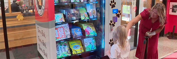 New York elementary school installs book vending machine