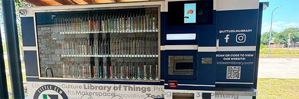 Little Elm Public Library increases book access with kiosk