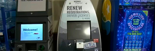 North Carolina DMV intros renewal kiosks