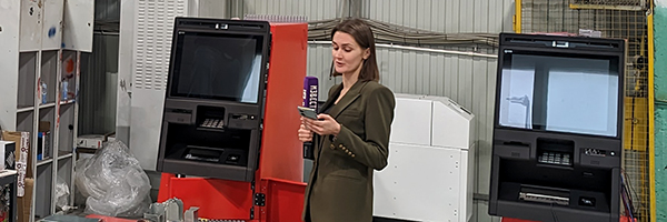 РЕН ТВ о банкомате SAGA S-200 ATM